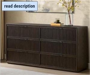lot 121495 image: Box 3 of 4  6-Drawer Dresser  Replacement Wood Cabinet Parts