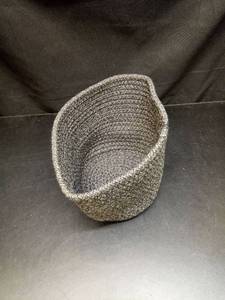 lot 1110 image: Woven Storage Basket Oval Natural Fiber - Retail $10