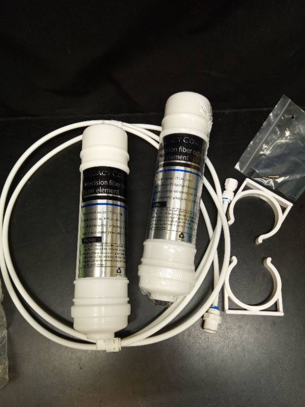 lot 2041 image: Water Filter System with Precision Fiber Cartridge Elements - Retail $45