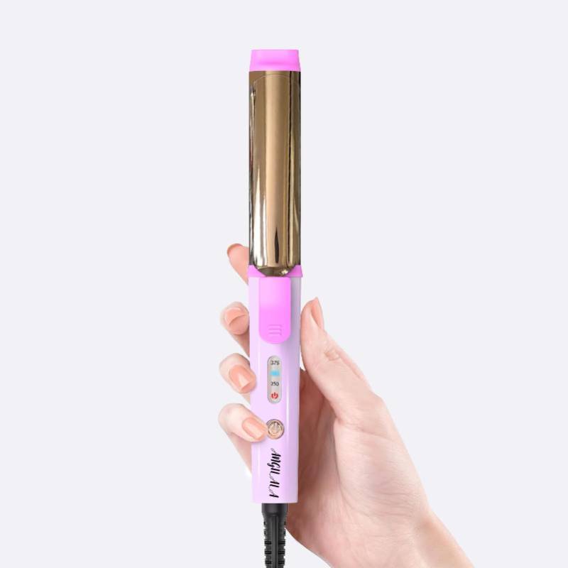 lot 2053 image: ANGILALA Travel Curling Iron with Storage Bag - Retail $49