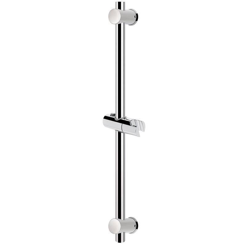 lot 2020 image: NearMoon Shower Slide Bar with HeightAngle Adjustable Handheld Shower Holder, Bathroom SUS 304 Stainless Steel Shower Head Holder for Bath (Screw Mounted, Chrome Finish) - Retail $30