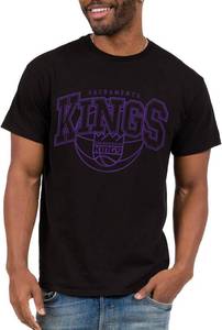 lot 4157 image: Sacramento Kings NBA Mono LOGO Arch Shirt - Black Size XXXL