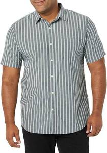lot 4223 image: Amazon Essentials Mens Slim-Fit Short-Sleeve Poplin Shirt. Gray Size XL