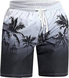 lot 4308 image: Swim Shorts for Men Stylish Casual Beach Short Vacation Holiday Swiming Trunks Quick Dry Lightweight Bathing Suit. XL