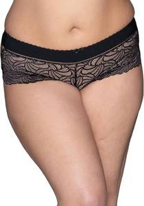 lot 4331 image: Vanity Fair Womens Flattering Lace Panties Lightweight & Silky with Superior Stretch. Black Size 8
