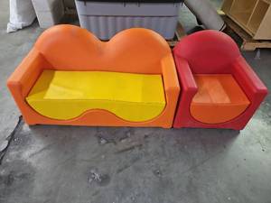 lot 17506 image: Wesco Childrens Chair and Couch