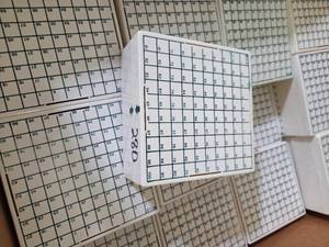 lot 17774 image: Bulk Lot of Storage Grid Boxes