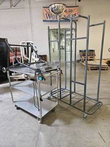 lot 17700 image: (3) Varying Styles of Metal Carts