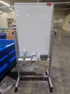 lot 17714 image: Large Rolling Dry Erase Board