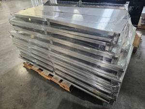 lot 17727 image: Pallet of Stainless Steel Shelving