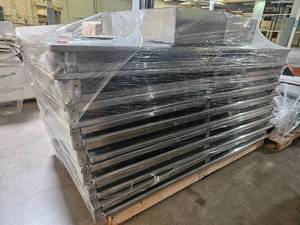 lot 17733 image: Pallet Of Metal Shelving