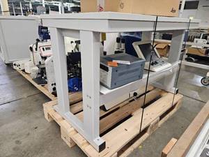 lot 17788 image: Leica Metal Table and Medical Control Panel