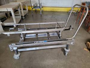 lot 17614 image: Steris Amsco Atlas Loading Equipment Stretcher Cart