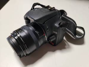 lot 17640 image: Canon EOS Digital SLR Camera with Lens