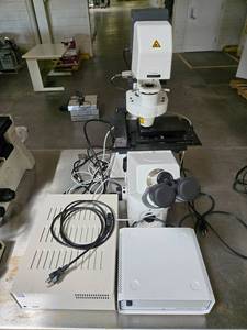 lot 17651 image: Zeiss Observer. Z1 Microscope and Control Unit MCU 28 with Power Supply 232