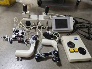 lot 17653 image: Zeiss AIM-SYSTEM Microscope Automation Kit with Narishige MM-91 Micromanipulator