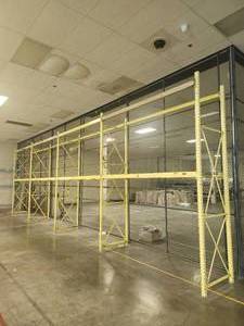 lot 19854 image: Industrial Metal Shelving - 37ft