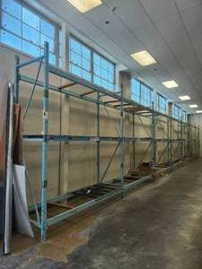 lot 19860 image: Industrial Metal Shelf