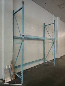 lot 19861 image: Industrial Metal Shelf