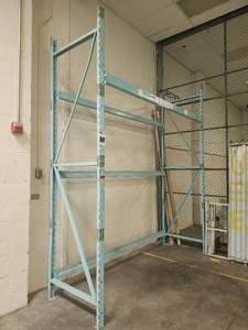 lot 19863 image: Industrial Metal Shelf