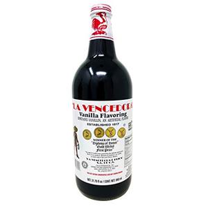 lot 7372 image: La Vencedora Mexican Vanilla Flavoring Extract 31oz - 1L for 1 Glass Bottle Product from Mexico BB OCT 29