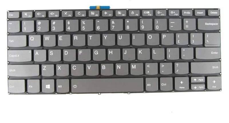 lot 63158 image: New Keyboard Replacement for Lenovo Yoga 520-14IKB, Yoga Flex 5-1470, Flex 5-1570, Type 80X8, 81C8, 720-15IKB, IdeaPad 330S-14AST, 330S-14IKB with Backlit - Retail $25