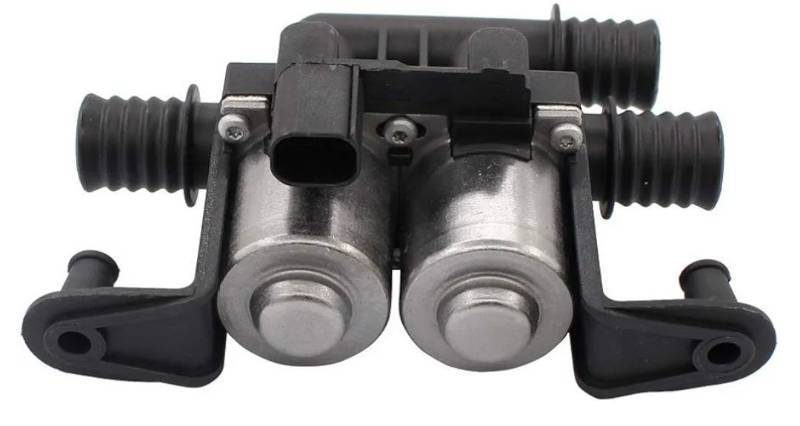 lot 63140 image: NewYall HVAC Water Heater Control Valve Dual Solenoid 701-007 for BMW E60 E61 E63 E64 E65 E66 E38 E39 E53 525i 530i 2001-2003 528i 540i 1997-2003 M5 X5 2000-2005 for Land Rover Range Rover 2003-2009 - Retail $22