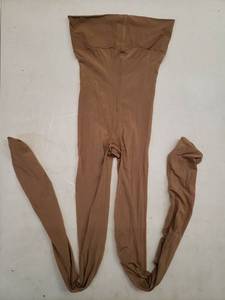 lot 17257 image: Nude Sheer Full Body Pantyhose Tights S - Retail $8
