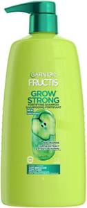 lot 17318 image: Garnier Fructis Grow Strong Shampoo, 33.8 Fl Oz, 1 Count (Packaging May Vary) - Retail $9