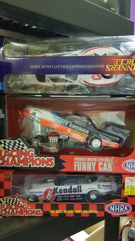 lot 1403 image: 124 NHRA funny car 1 is John Force