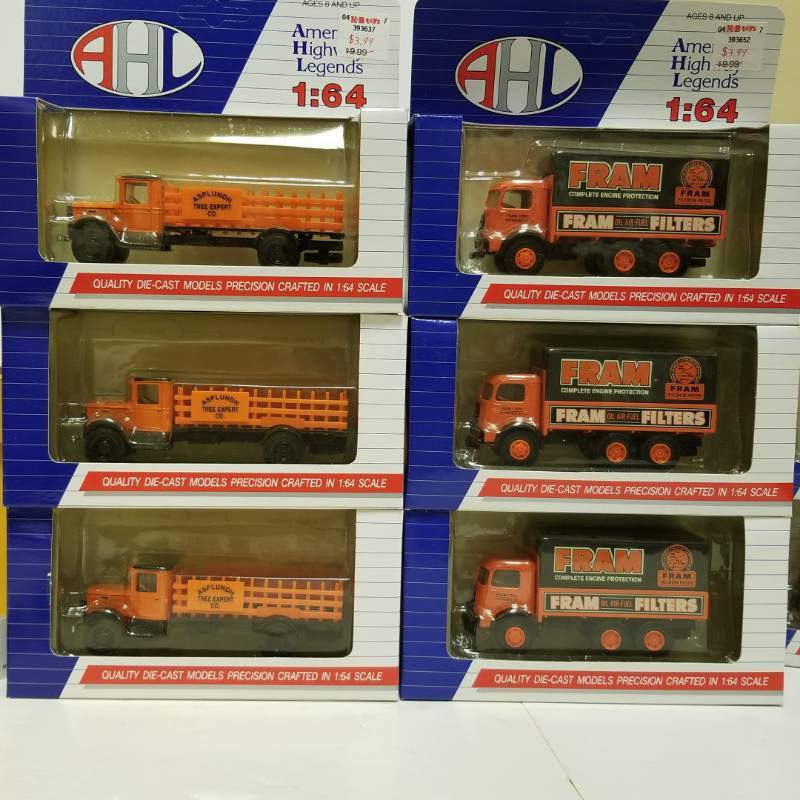 lot 1419 image: AHL American Highway Legends (rare) Asplundh Tree Experts and Fram Trucks 164