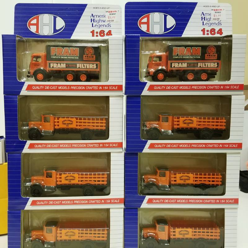 lot 1420 image: AHL American Highway Legends (rare) Asplundh Tree Experts and Fram Trucks 164