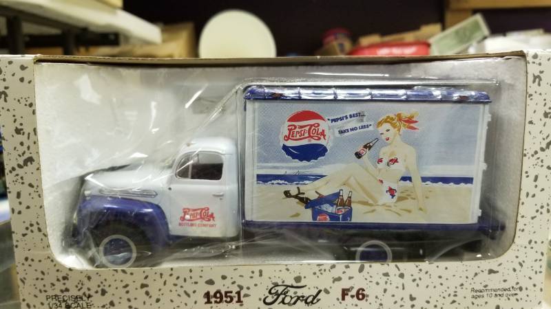 lot 1511 image: 1951 Ford 1st Gear Pepsi Dry Goods Van