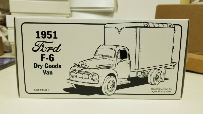 lot 1525 image: First Gear 1951 Ford F-6 Dry Goods Van