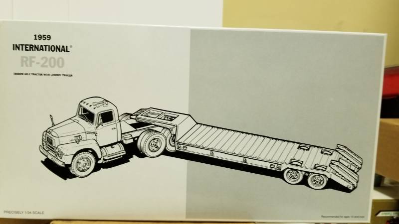 lot 1544 image: La Crosse RF 200 1959 International First Gear flatbed equipment hauler