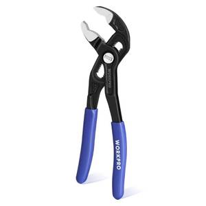 lot 9247 image: WORKPRO 7 Inch Water Pump Pliers, Quick Release Groove Joint Pliers, CR-V Tongue and Groove Pliers for Home and Industrial Repair, V-Jaw & Push-Lock Desigh, Comfortable Grips, Upgraded Wide Opening
