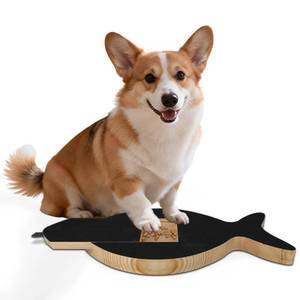 lot 9267 image: Vivifying Dog Nail Scratch Board with Treat Drawer, Stress-Free Nail Filing Tool for Dogs, Alternative to Clippers for Front Paw Nails, Interactive Training Scratch Pad with Extra Sandpaper