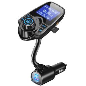 lot 9281 image: Nulaxy 2026 KM18 Upgraded 48W Bluetooth 5.4 Car FM Transmitter, Fast Charging PD30WQC3.0 18W, 1.44 Screen Flexible Gooseneck, Radio Adapter for Hands-Free Call & Music via BTFMAUXTF, Cars Trucks