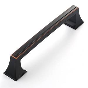 lot 9284 image: Amerdeco 10 Pack Oil Rubbed Bronze Cabinet Pulls 5 Inch(128mm) Hole Center Cabinet Hardware Kitchen Cabinet Handles for Bathroom Drawer Pulls Dresser Pulls ZH0010