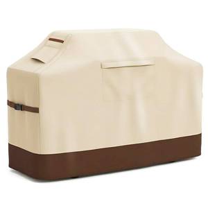 lot 9376 image: Vailge Grill Cover for Outdoor Grill,48-inch Waterproof BBQ Cover,600D Heavy Duty Gas Grill Cover, UV & Dust & Rip & Fading Resistant,Suitable for Weber, Brinkmann, Char Broil Grills and More,Beige