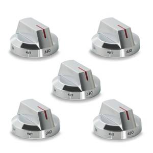 lot 9427 image: Nagaros Original-Spec Stove Knobs Replacements DG94-04167X Compatible with Samsung Gas Stove Range Oven NX60A6511SS NX60A6711SS NX60A6751SS, Precision-Matched & Brushed-Finish (5-Pack)