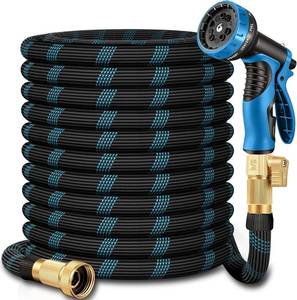 lot 9461 image: 150 ft Flexible Garden Hose - 2026 Upgraded Heavy Duty Water Hoses with 34Solid Fittings,Lightweight,No Kink & Tangle,Puncture Proof Garden Hoses pipe for Yard, Outdoors, Rv