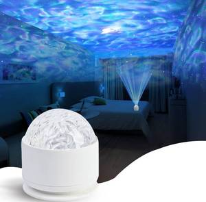 lot 9477 image: Calming Sensory Lights, Sensory Toys for Kids with Autism, Ocean Light Projector with 15 Color Patterns, Light Projects Water Ripple Effects onto Walls and Ceilings, Autism Toy,for Children and Adults