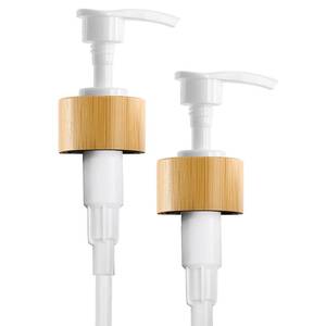 lot 9495 image: MOMEEMO Bamboo Soap Dispenser Pump Replacement - 2-Pack- Fits MOMEEMO Soap Dispensers Only (White)