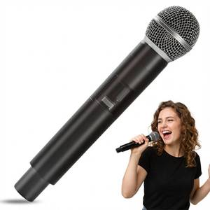 lot 9518 image: LynkVoxs Fake Microphone Prop Toy Realistic Karaoke Mic Toy with Metal Mesh for Family KTV &amp Idol Play Ideal Gift for Young Singers