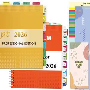 lot 9574 image: Upgraded Index Tabs for CPT 2026 & ICD-10-CM 2026-AAPC Version, Complete Book Tabs, Laminated, Color-Coded & Long-Last, with Page Numbers and Alignment Guide (Book not Included)