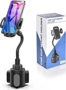 lot 9575 image: Phone Holders for Your Car, Cup Holder Phone Mount, Universal Adjustable Gooseneck Cup Holder Cradle Car Mount for iPhone 17161514131211Pro MaxXXsXsMax88Plus,Samsung,Huawei,LG, Sony(Black)