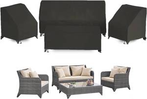 lot 9660 image: MaWGcowerd 420D Oxford Cloth Furniture Cover - Sofa, Table, Chair Waterproof