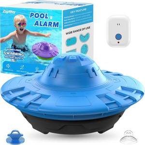 lot 9671 image: Pool Alarm with Indoor Receiver, 110dB Floating Alarm for Inground Pools