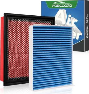 lot 9675 image: Ford F-150 Cabin & Engine Air Filter, Activated Carbon, CF12150 CA10262